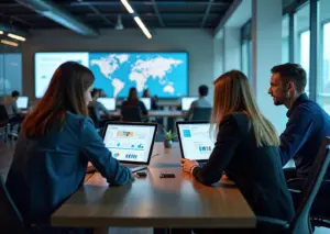 Современный офис с использованием технологий GPT-4 и low-code для автоматизации бизнес-процессов